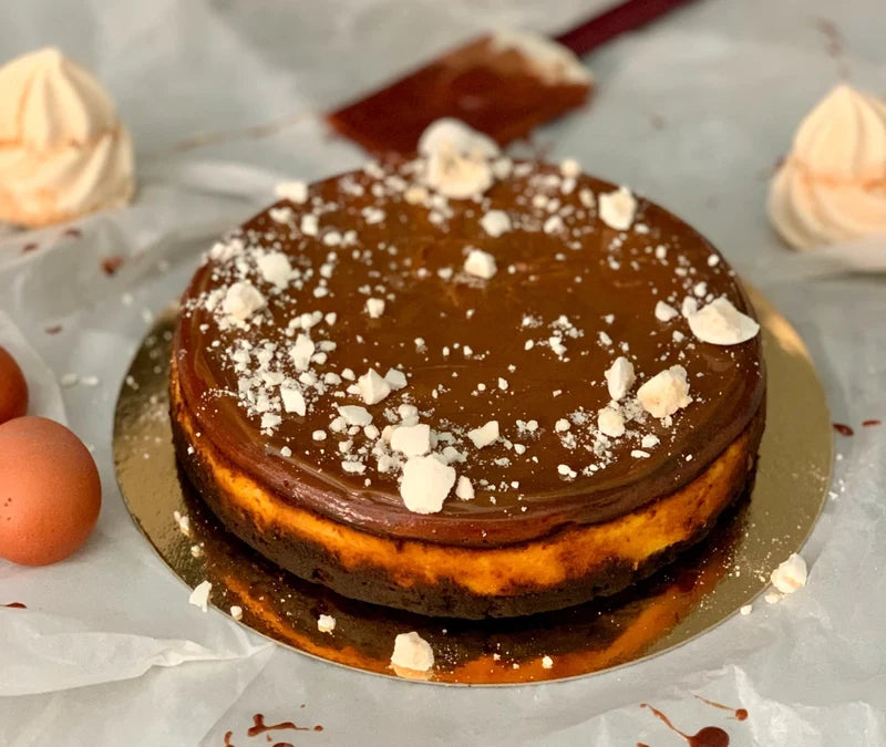 Dulce de leche cheesecake