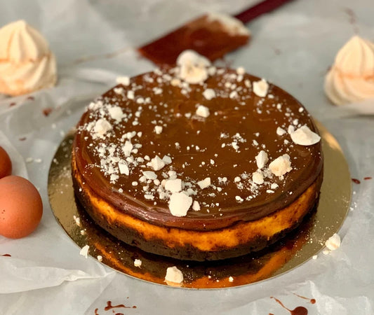 Cheesecake de dulce de leche